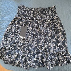 NWT- DKNY floral mini skirt!